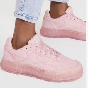 Reebok Women's Club C Double Geo Flooded Ice Sneakers